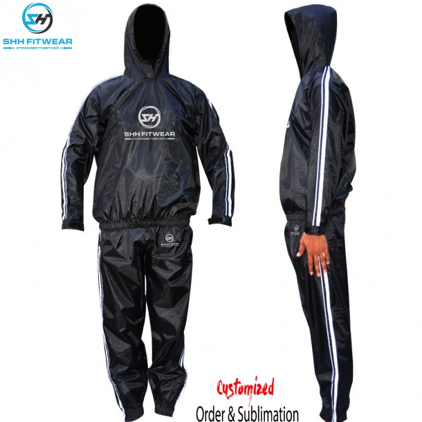 SHHFITWEAR heavy Duty Sweat Suit Sauna Exercise Gym Suit Fitness Weight Shh-007